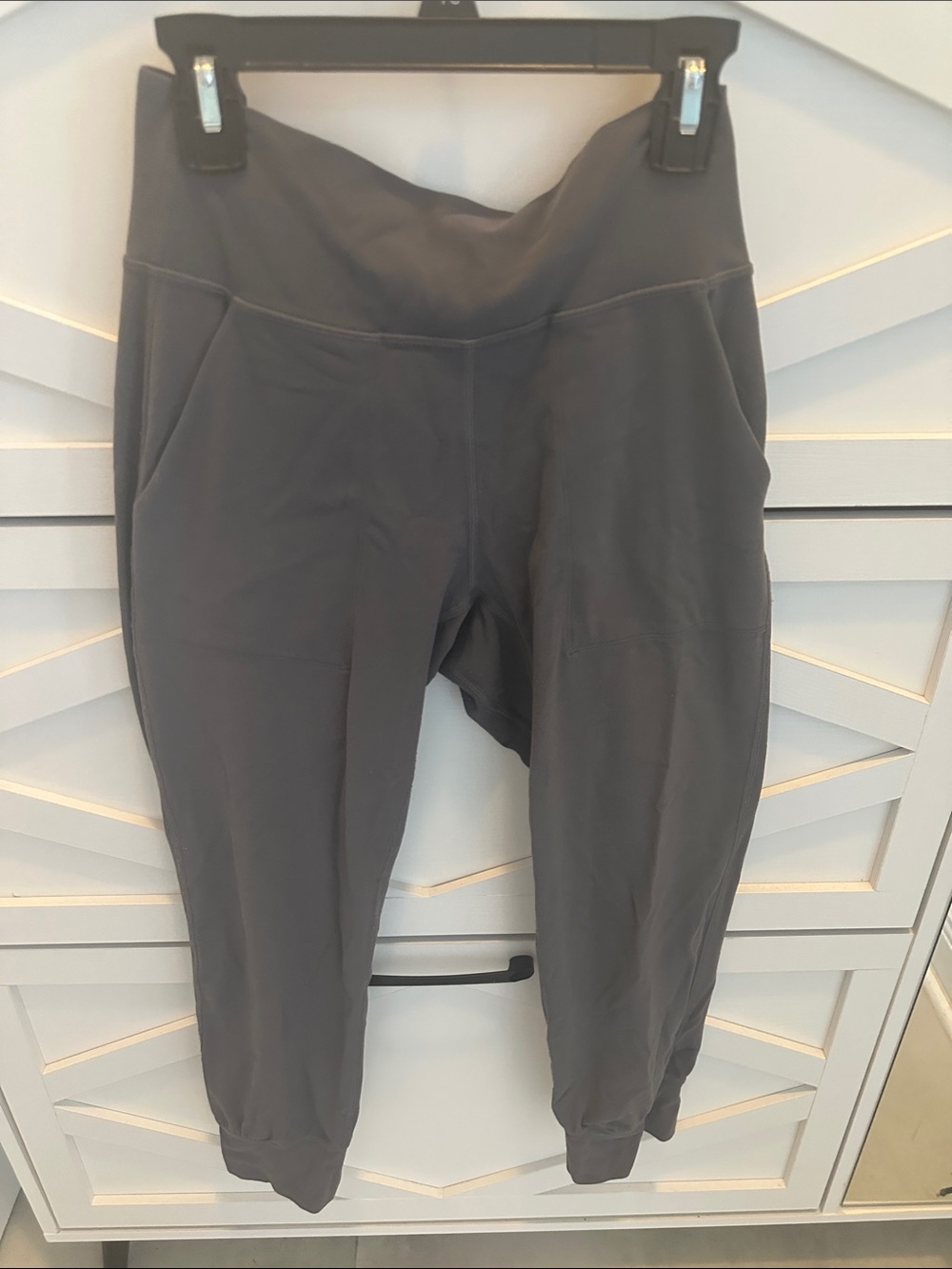 lululemon athletica Charcoal High-Rise Cropped Track Joggers